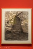 <center></center><center>Musée Marmottan Monet.</center> MOULIN LE SOIR
1917
Fusain sur papier