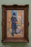 <center>Exposition Toulouse-Lautrec.</center> Portrait du Dr Henri Bourges
1691
Huile sur carton monté sur panneau