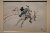 <center>Exposition Toulouse-Lautrec.</center>Au cirque : Chocolat
1899
Crayon noir et crayons de couleur avec rehauts de gouache sur papier