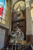 <center>Église Saint-Roch. </center> Chapelle de la Compassion. La Pieta (1856), est un plâtre de Frédéric (1831-1899). Les deux ‘toiles marouflées’ (1859) sont de Sébastien Cornu (1804-1870). La Vierge des douleurs.