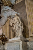 <center>Église Saint-Roch. </center> Chapelle de la Vierge. Statue de sainte Barbe
Marbre, anonyme (1700)