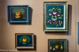 <center>Les Grands Peintres Naïfs.</center> Séraphine Louis
1864-1942
Sans titre
Non daté
Huile sur toile. 
Nature morte aux cerises
Vers 1925
 Huile sur bois. Sars titre
Non daté
Huile sur toile. Les Cassis
Vers 1915
Huile et Ripolin sur toile