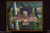 <center>Les Grands Peintres Naïfs.</center> 
André Bauchant
1873-1958
Le Hibou 1938 Huile sur toile
