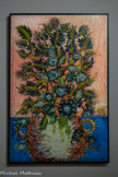 <center>Les Grands Peintres Naïfs.</center> Séraphine Louis
Bouquet de mimosas
1925
Huile sur toile.