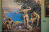 <center>Villard-Bonnot : Maison Bergès et Musée de la Houille Blanche.</center> Les chasseresses. Tancrède Bastet (1858-1942).
Huile sur toile.