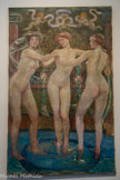 <center>Villard-Bonnot : Maison Bergès et Musée de la Houille Blanche.</center> Les trois Grâces
Esquisse de Maurice Bergès (1865-1926)
Huile sur toile.