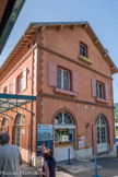 <center>Tramway du Mont-Blanc.</center>Gare de Saint-Gervais-les-Bains.
