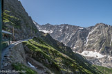 <center>Tramway du Mont-Blanc.</center> L'arête de Tricot et la pointe inférieure de Tricot.