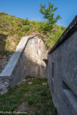 <center>Albertville : Fort du Mont.</center> Bastionnet avec sa galerie d'escarpe couverte.