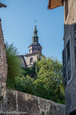 <center>Conflans et son Quartier médiéval.</center> Le clocher de l'église Saint-Grat.