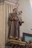 <center>Conflans et son Église baroque Saint-Grat.</center> Statue saint sulpicienne, du XIXe. Saint Antoine de Padoue.